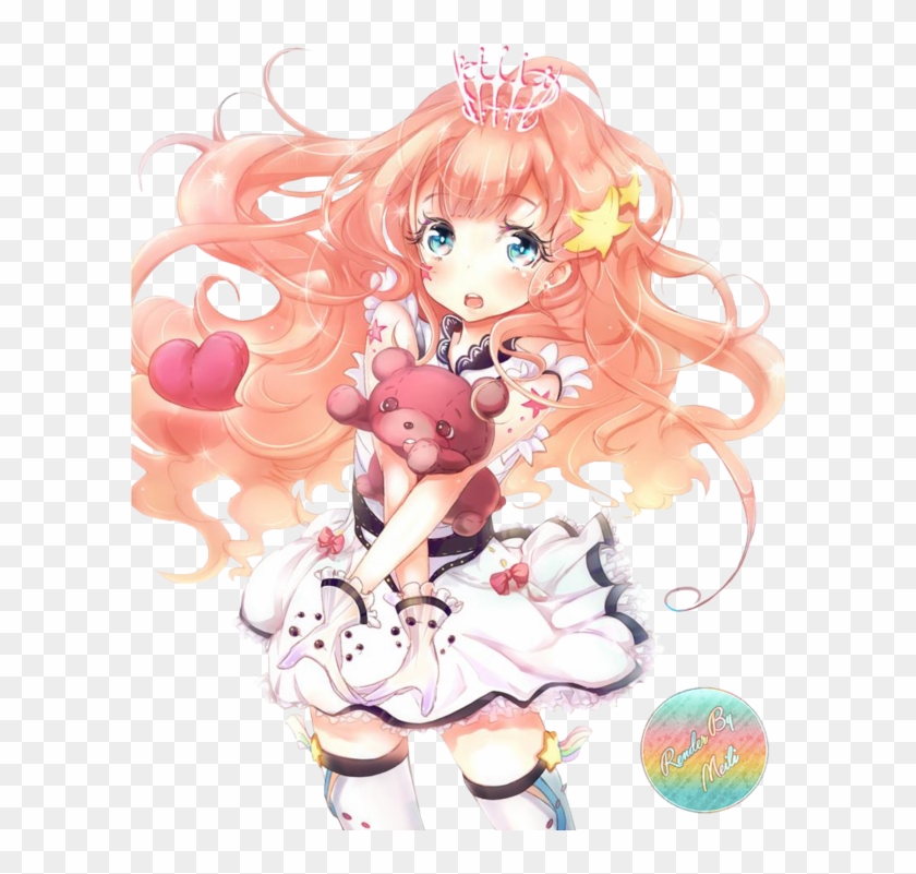 pink teddy bear anime